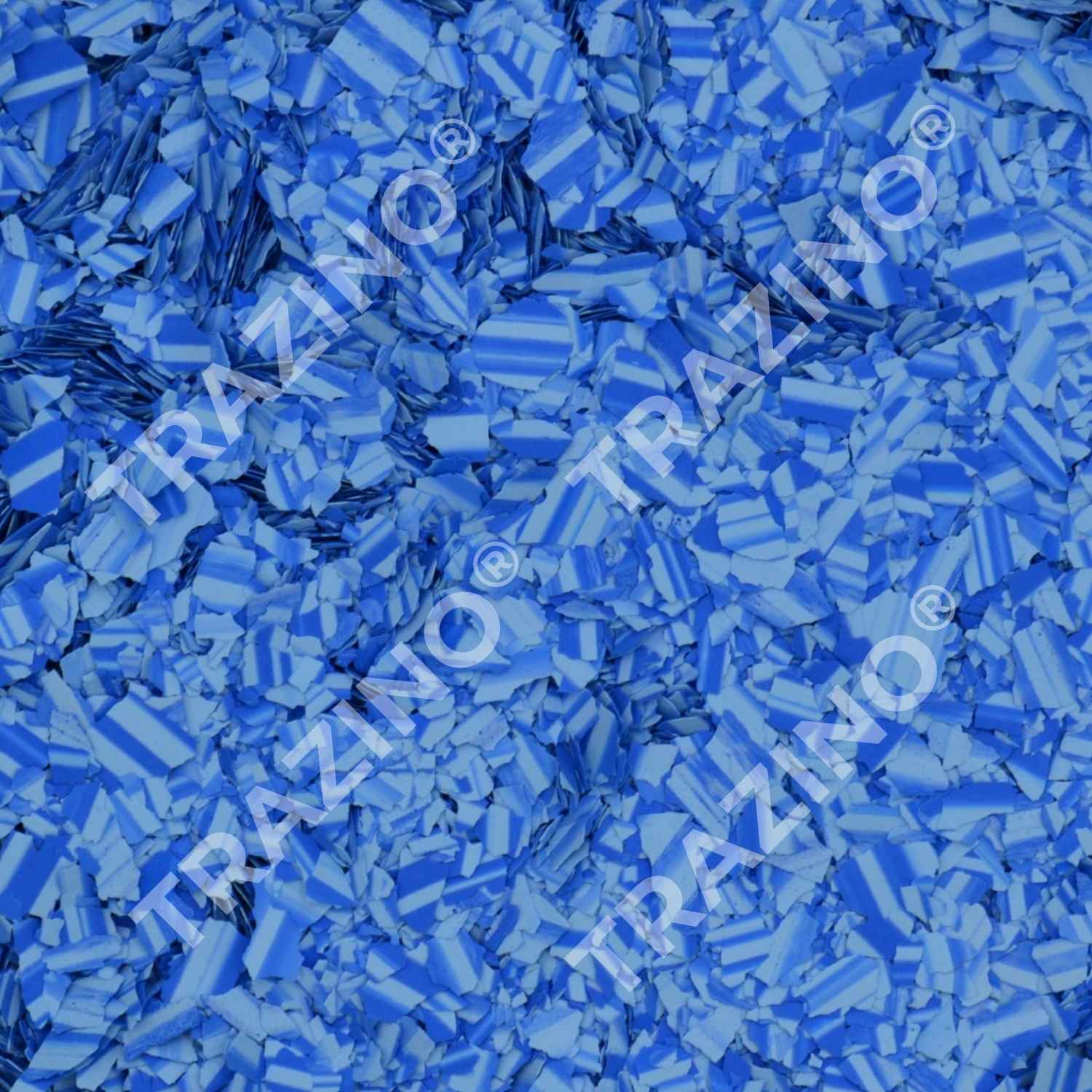 Trazino® Farbchips in zweifarbig Dunkelblau zum Einstreuen für Beschichtungen Trazino® Farbchips in zweifarbig Dunkelblau zum Einstreuen für Beschichtungen